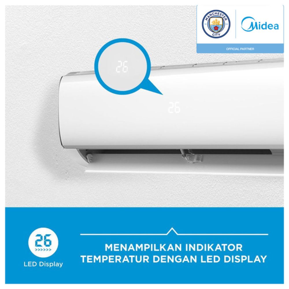 Midea AC 1 5 PK Split Standart R 32 MSAF 12CRN2X UFO Elektronika midea-ac-1-5-pk-split-standart-r-32-msaf-12crn2x-ufo-elektronika